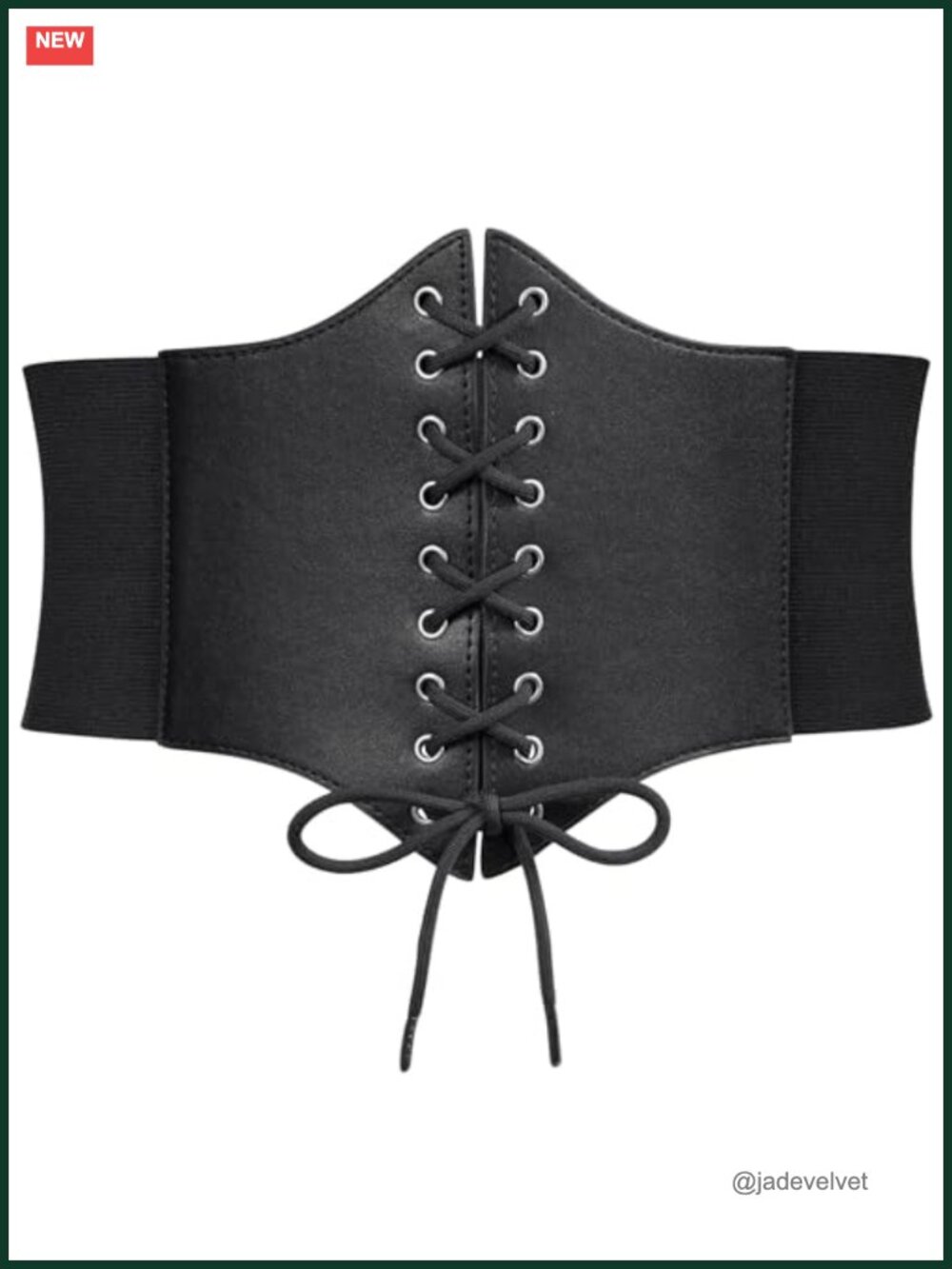 Womens Renaissance Corset Belt Elastic Wide Lace-up Costume Waist Belt